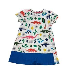 Amazon Dinosaur Print Cotton Shift Dress size 5-6